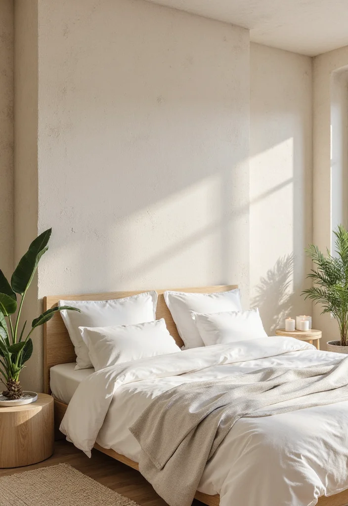 12 Cream Bedroom Ideas for Soft Warm Relaxing Comfort 1. Cream Textured Walls