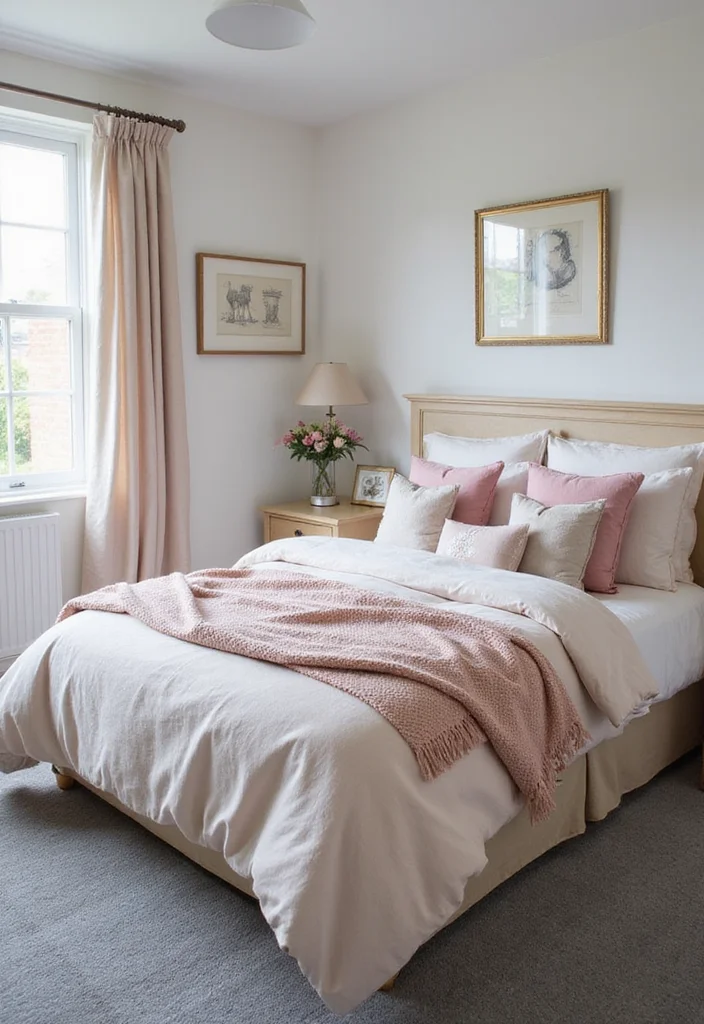 12 Gray Carpet Bedroom Ideas for Soft Calm Modern Neutrality - 4. Soft Pastels