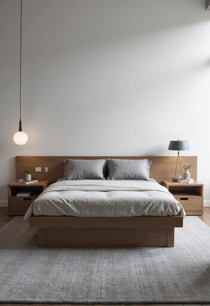 12 Gray Carpet Bedroom Ideas for Soft Calm Modern Neutrality - 9. Functional Furniture