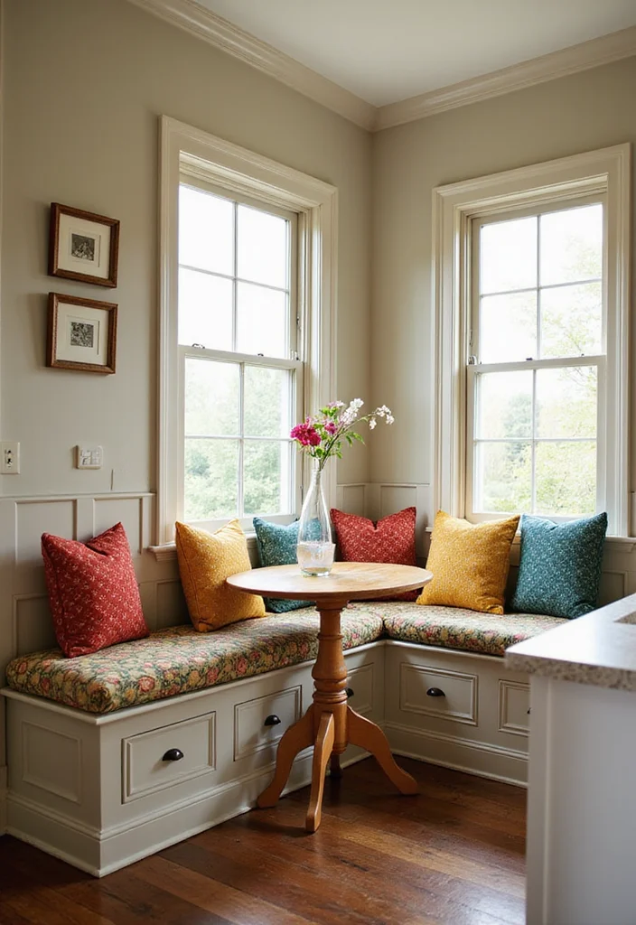 12 Kitchen Corner Decor Ideas for Pretty Functional Accents 67 12 Kitchen Corner Decor Ideas for Pretty Functional Accents 7. Corner Bench with Storage Options