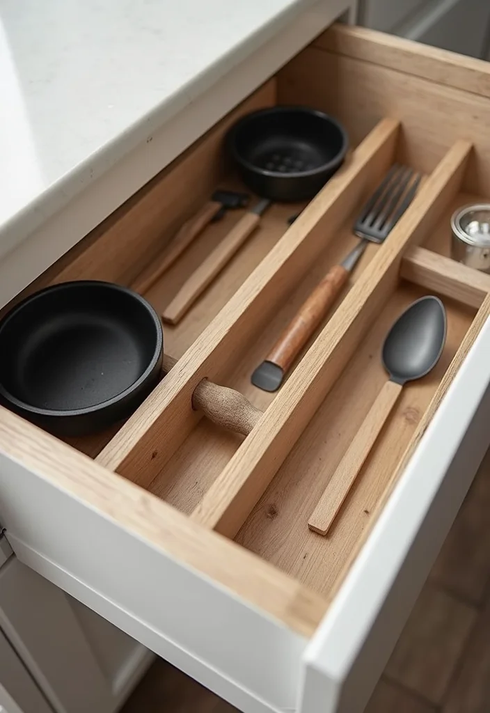 12 Kitchen Drawer Ideas for Organized Efficient Storage 9. Multi Functional Kitchen Tools