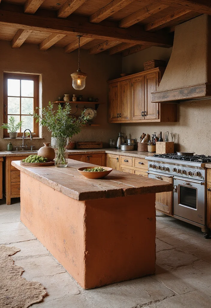 12 Kitchen Island Color Ideas for Fresh Updated Focal Points 56 12 Kitchen Island Color Ideas for Fresh Updated Focal Points - 6. Earthy Terracotta for Warmth