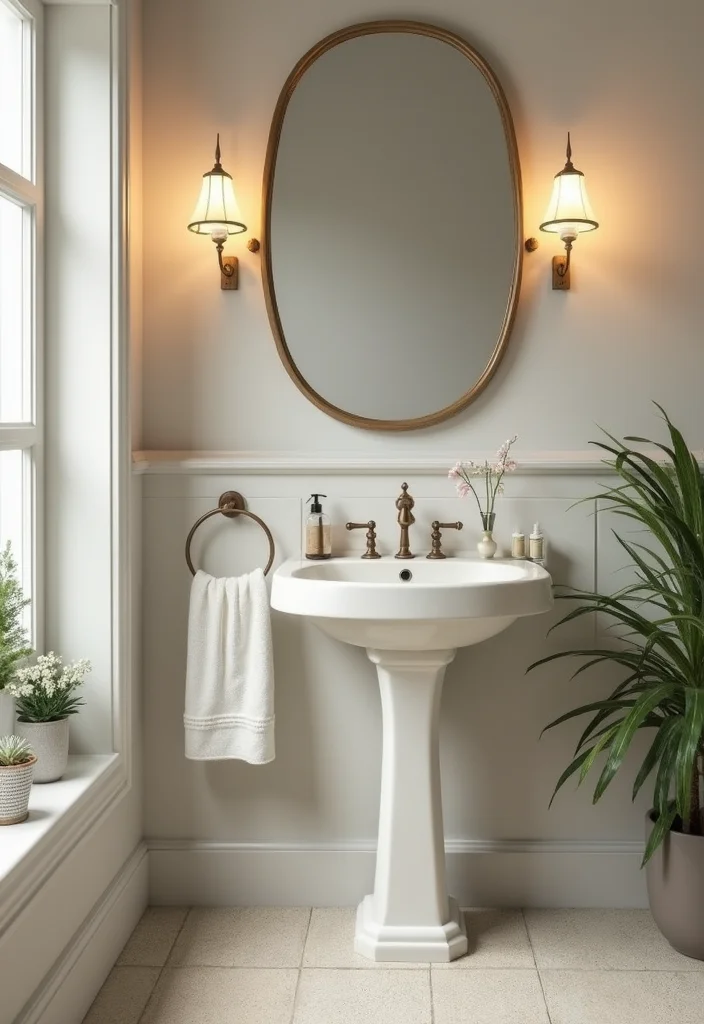 12 Mid Century Bathroom Ideas for Warm Retro Modern Style 12 12 Mid Century Bathroom Ideas for Warm Retro Modern Style - 2. Vintage Fixtures