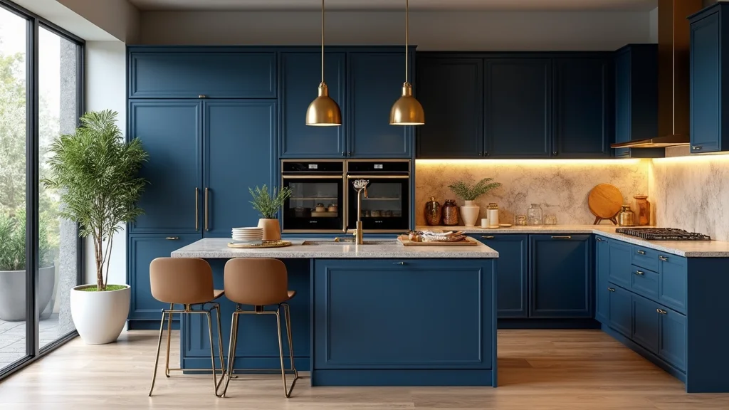12 Navy Blue Kitchen Ideas for Deep Modern Sophisticated Color