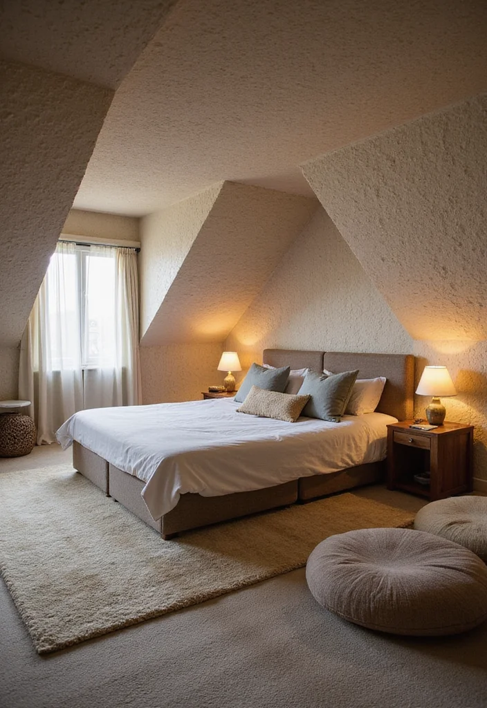12 Small Attic Bedroom Ideas for Cozy Creative Sloped Spaces - 2. Play with Angles and Textures