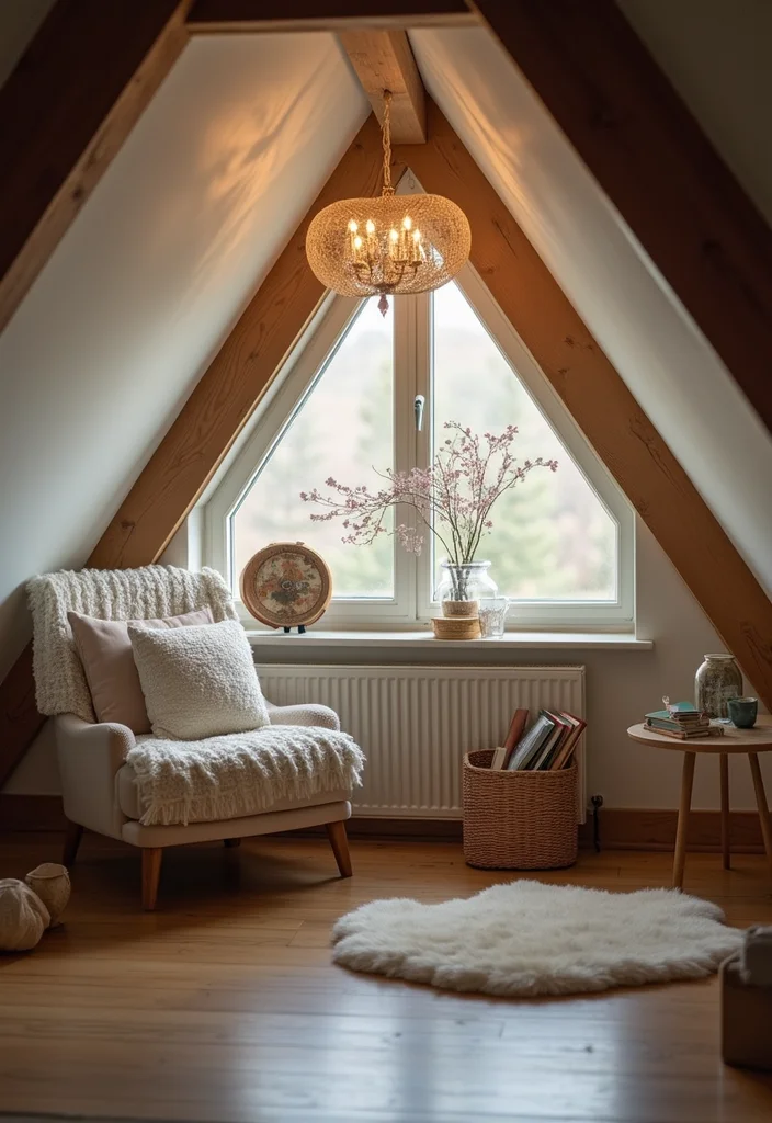 12 Small Attic Bedroom Ideas for Cozy Creative Sloped Spaces - 4. Cozy Reading Nook