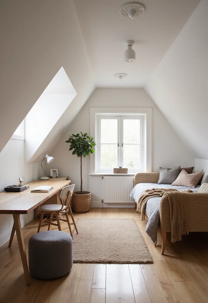 12 Small Attic Bedroom Ideas for Cozy Creative Sloped Spaces - 7. Multi-Purpose Furniture
