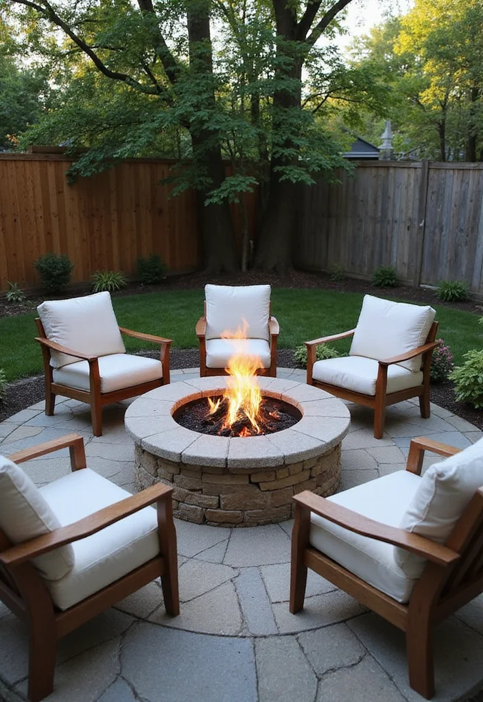 12 Small Backyard Furniture Ideas for Cozy Practical Seating 100 12 Small Backyard Furniture Ideas for Cozy Practical Seating 10. Compact Fire Pits for Cozy Evenings