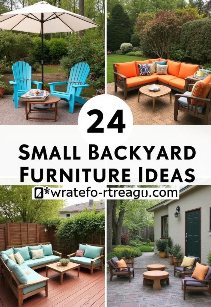 12 Small Backyard Furniture Ideas for Cozy Practical Seating 133 12 Small Backyard Furniture Ideas for Cozy Practical Seating Conclusion