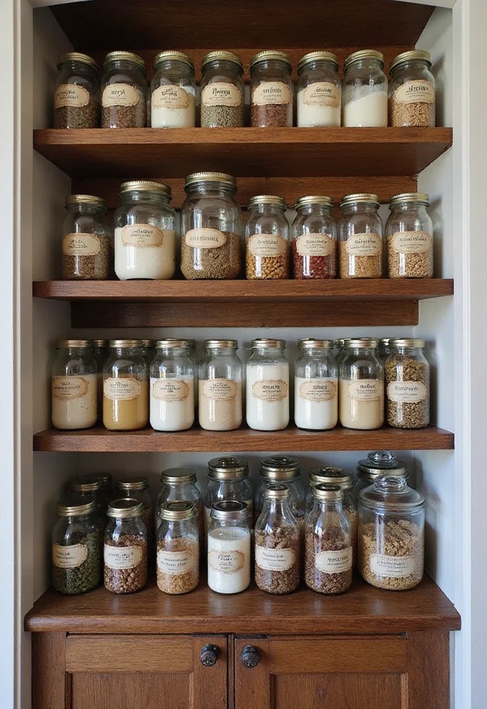 12 Small Farmhouse Kitchen Ideas for Warm Rustic Efficient Living - 10. Farmhouse Pantry