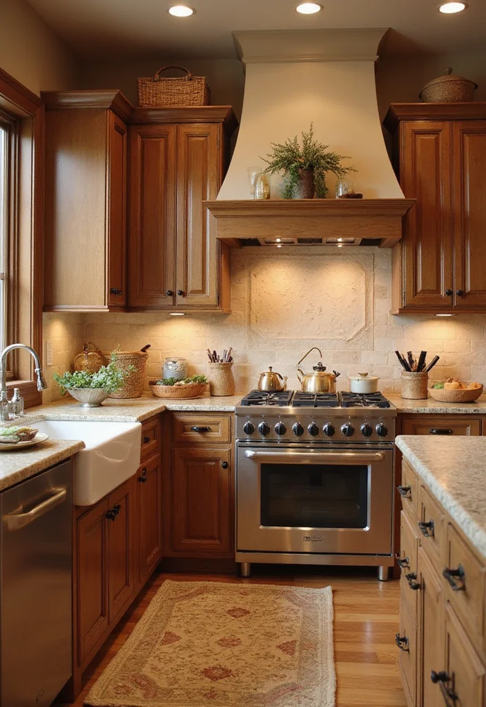 12 Small Farmhouse Kitchen Ideas for Warm Rustic Efficient Living - 2. Warm Color Palettes