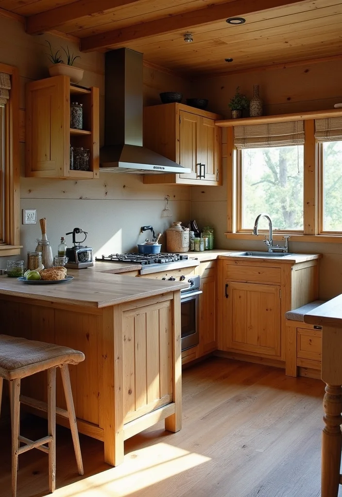 12 Small Farmhouse Kitchen Ideas for Warm Rustic Efficient Living - 4. Custom-Made Furniture