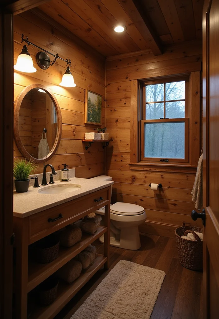 12 Tiny House Bathroom Ideas for Smart Compact Functional Layouts - 5. Innovative Lighting Solutions