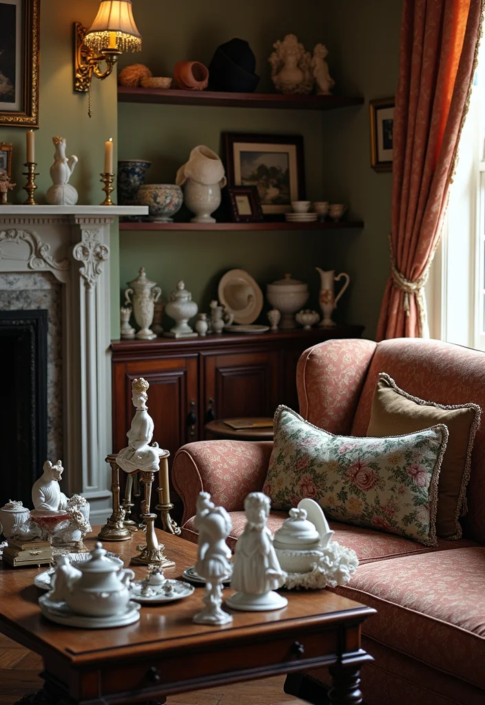 12 Victorian Living Room Ideas for Elegant Detailed Classic Style - 12. Classic Accessories
