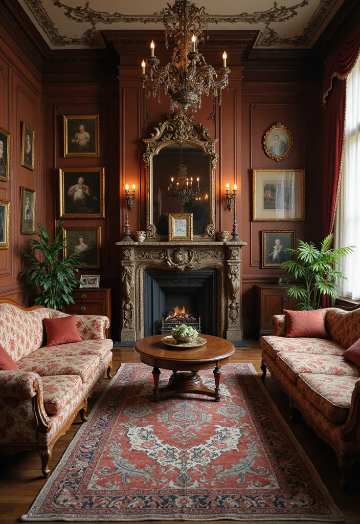 12 Victorian Living Room Ideas for Elegant Detailed Classic Style - 2. Ornate Furniture Choices