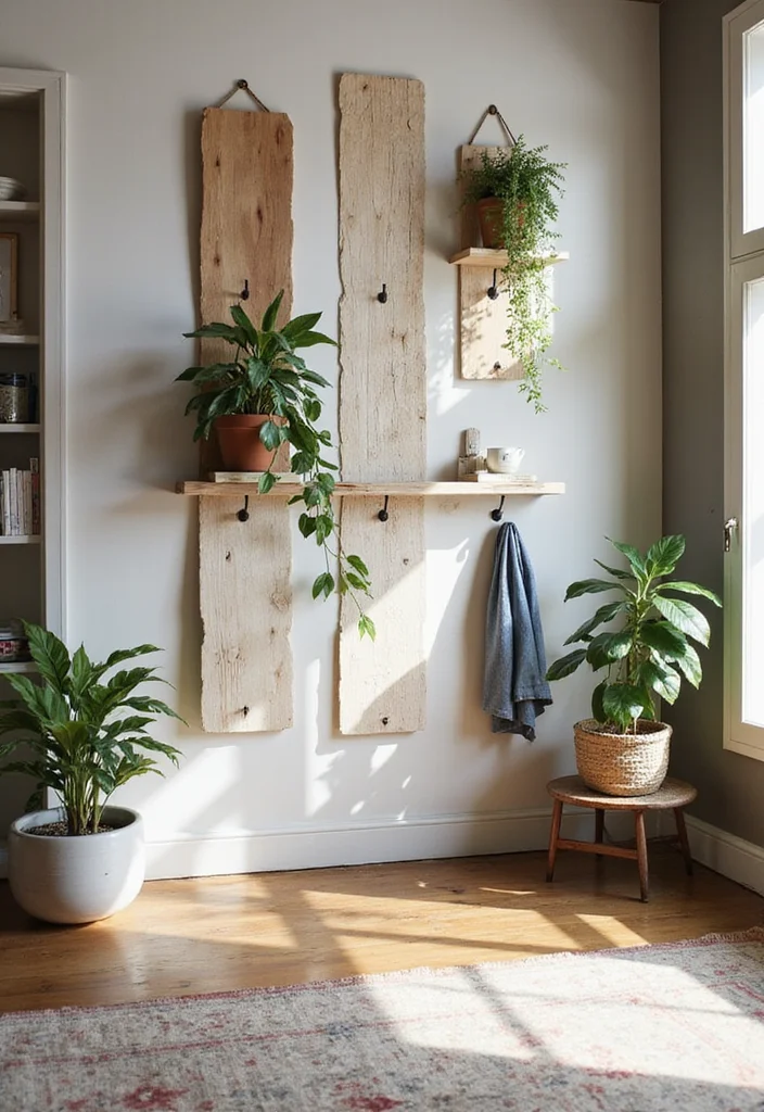 12 Wall Unit Ideas Living Room for Organized Stylish Storage - 12. Artistic Wall Panels for Creative Storage