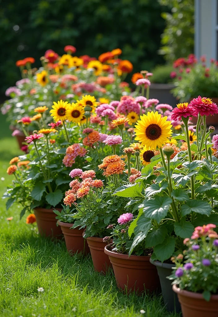 14 Aesthetic Backyard Ideas for Trendy Pretty Outdoor Spaces - 2. Vibrant Flower Bed Borders
