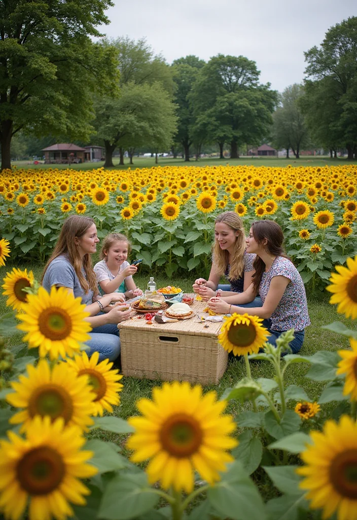 14 Backyard Gathering Ideas for Warm Social Outdoor Moments 122 14 Backyard Gathering Ideas for Warm Social Outdoor Moments 12. Sunflower or Flower Farm Party