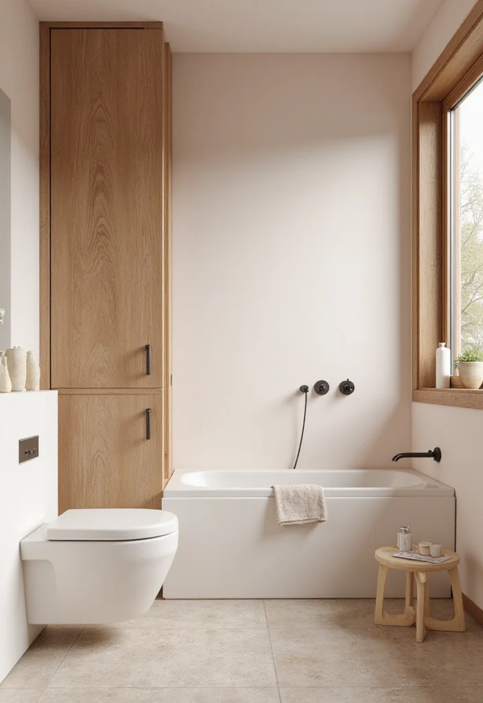 14 Beautiful Bathroom Ideas for Bright Stylish Relaxing Spaces - 9. Soft Pastel Sanctuary