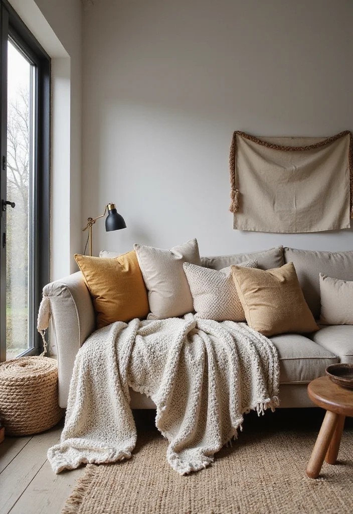 14 Comfy Living Room Ideas for Warm Relaxed Everyday Comfort 1 14 Comfy Living Room Ideas for Warm Relaxed Everyday Comfort 1. Layered Textures