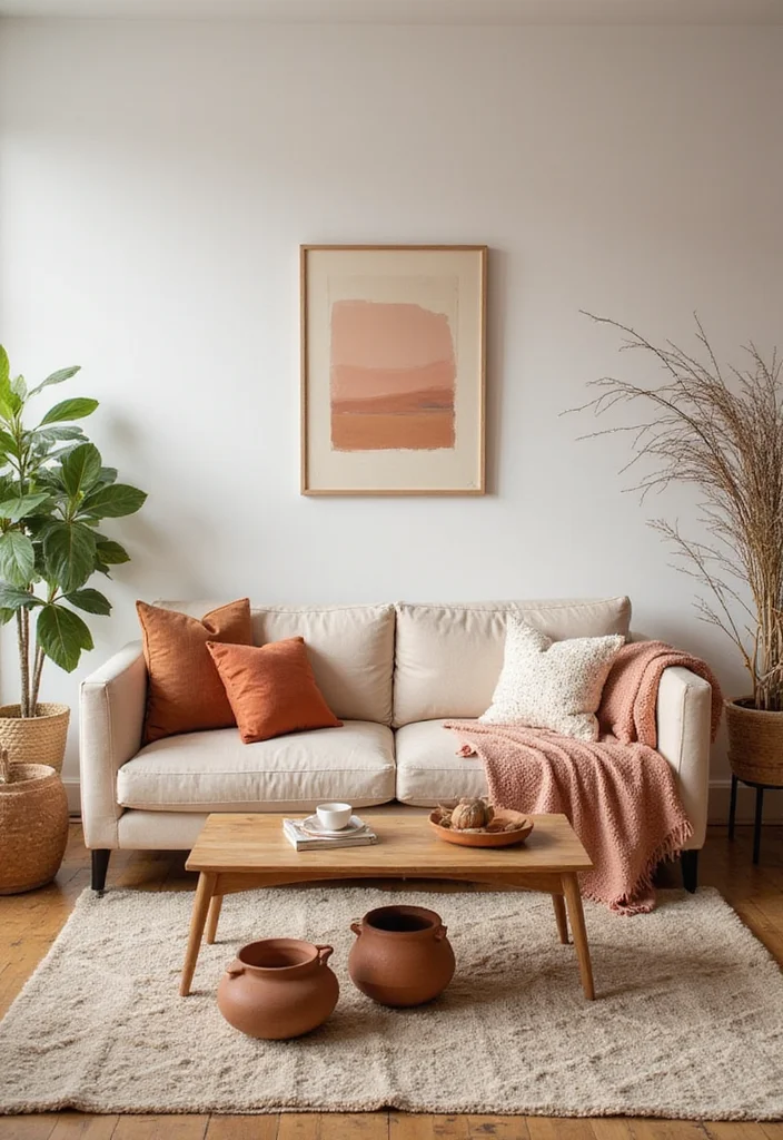 14 Comfy Living Room Ideas for Warm Relaxed Everyday Comfort 67 14 Comfy Living Room Ideas for Warm Relaxed Everyday Comfort 7. Warm Home Accents