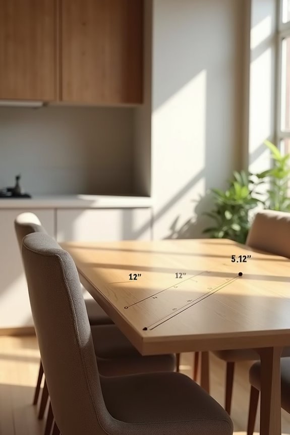 10 12 inch dining clearance rule