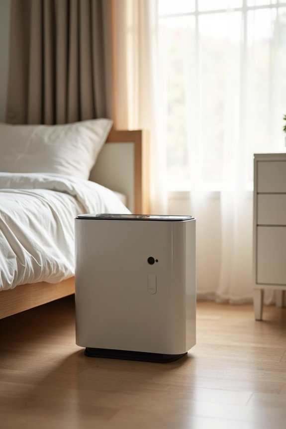 angle outlet away from face airflow