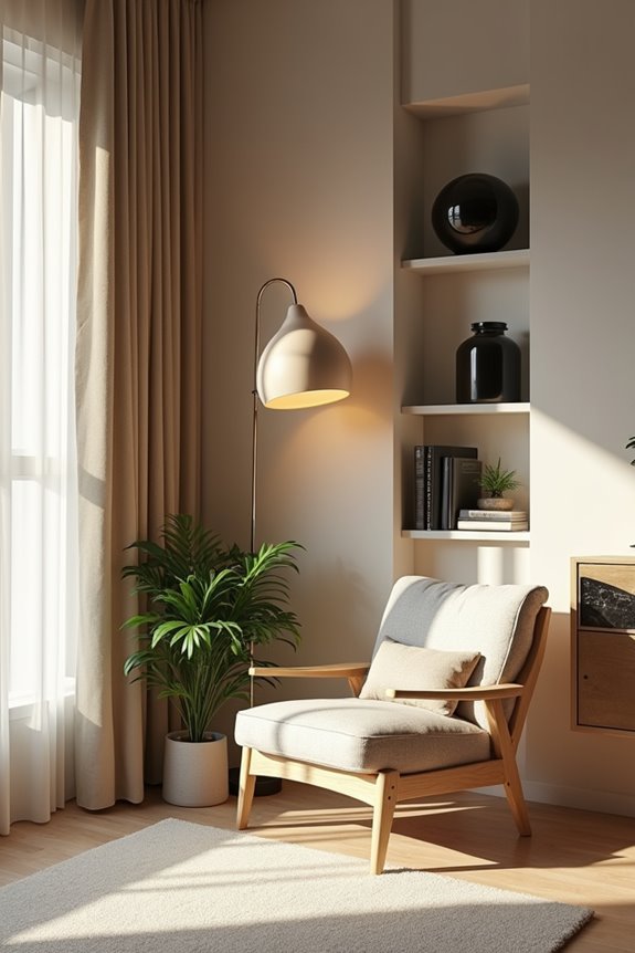 7 Smart Ideas for Empty Living Room Corners 1 assess lighting size flow style