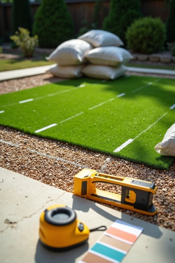 backyard putting green installation considerations