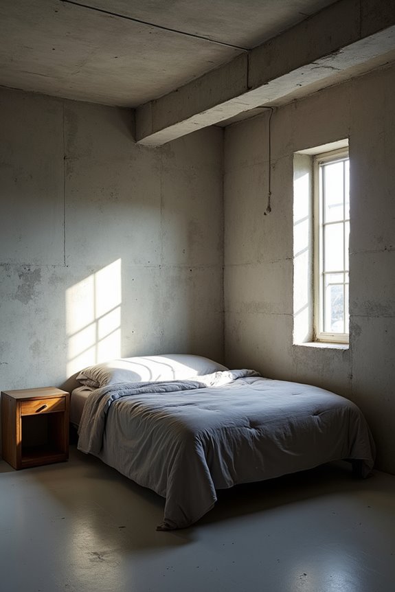 basement bedrooms with egress compliance