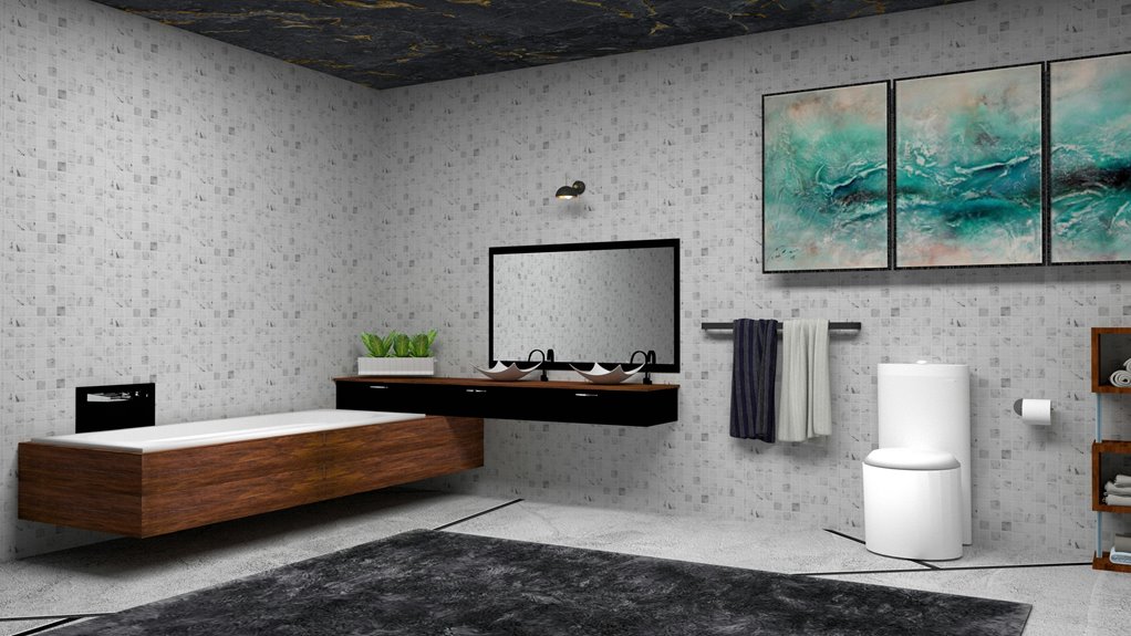 bathroom ceiling paint choice and application steps