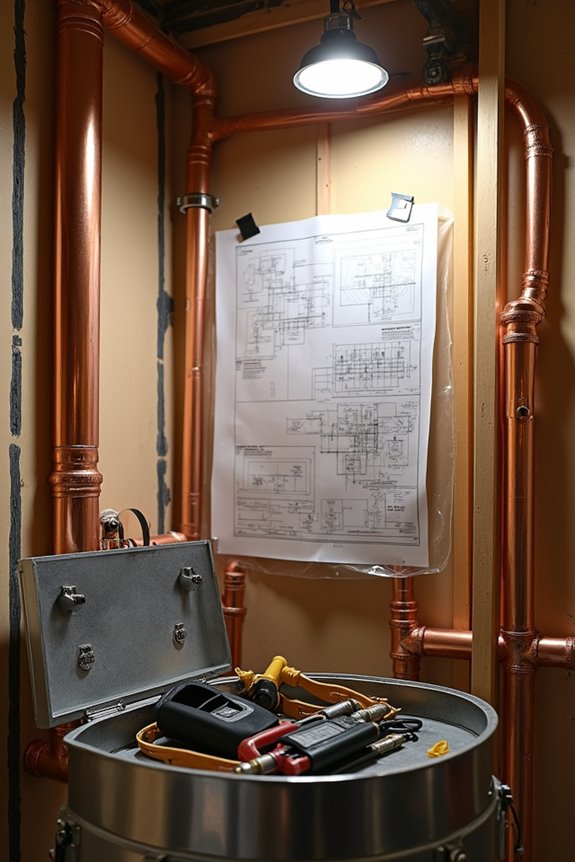 bathroom plumbing and electrical permits required