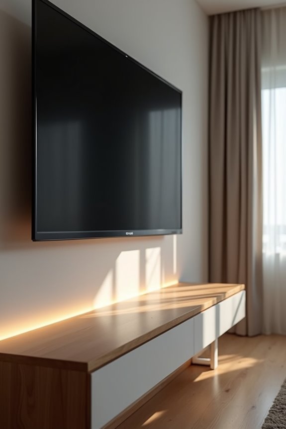 below tv shelf clearance guides