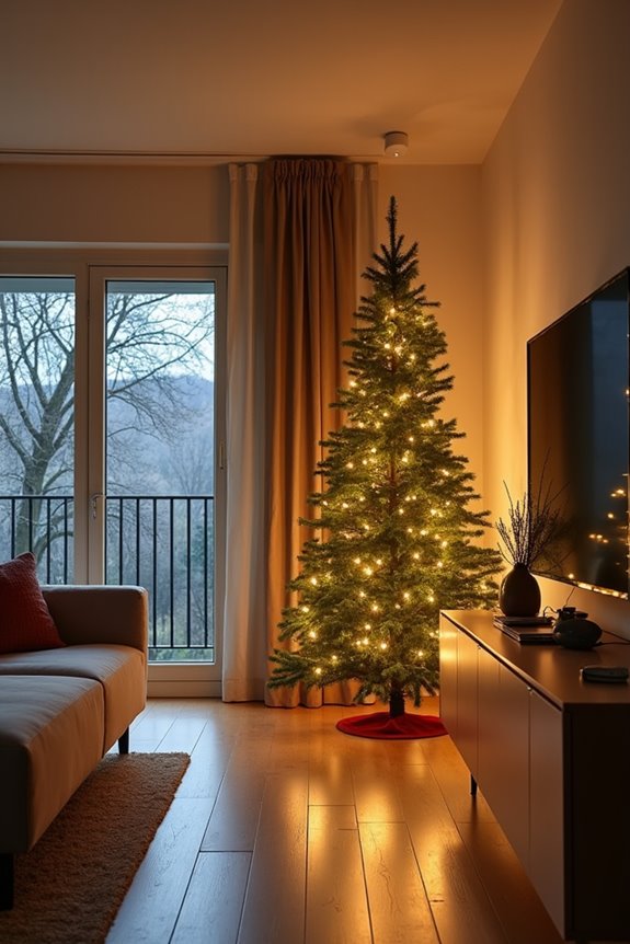 cable friendly compact tree placement