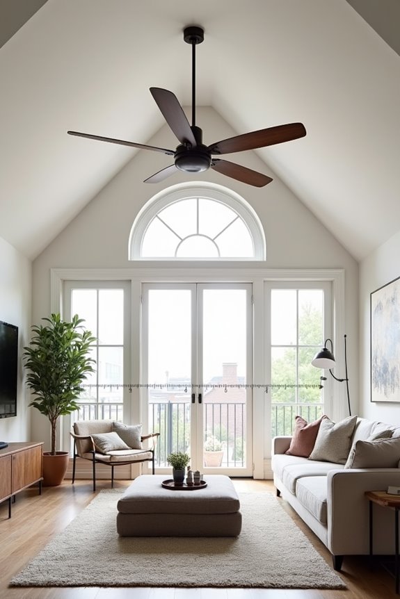 How to Choose the Right Ceiling Fan Size for Your Living Room 2 center fan optimize room airflow