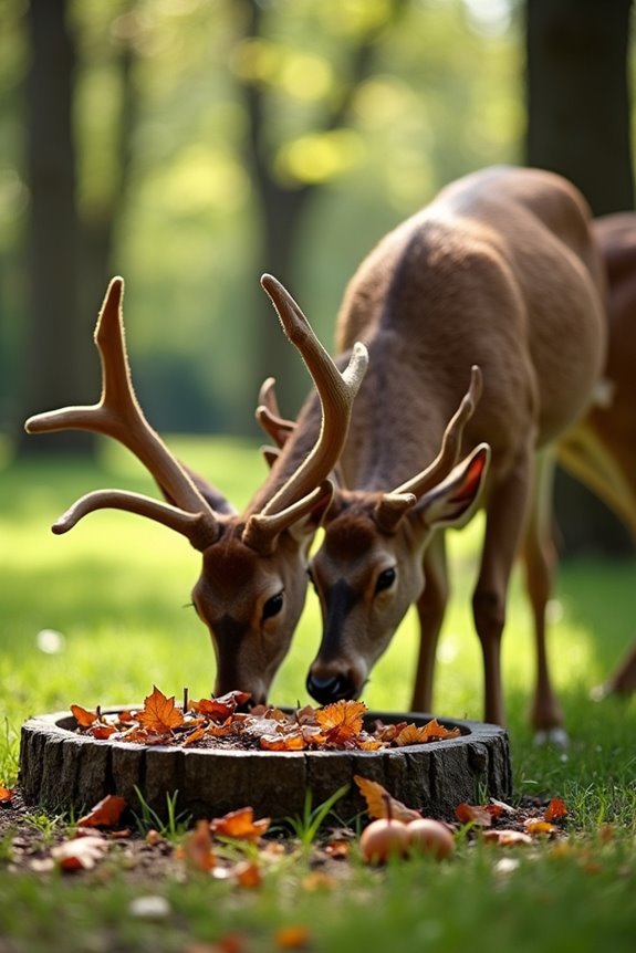 corn harms deer digestion feed browse