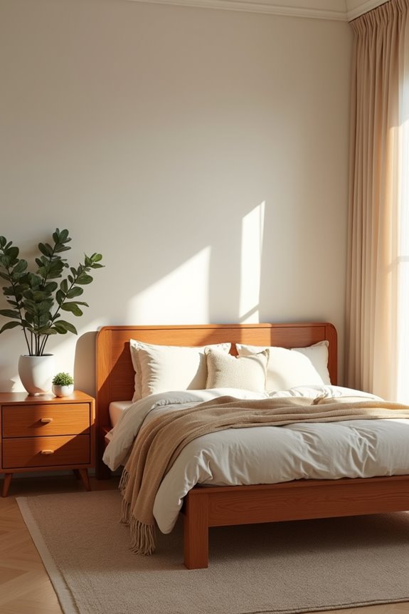 5 Colors That Go Perfectly With Cherry Wood Bedroom Furniture 1 creamy neutrals complement cherry wood