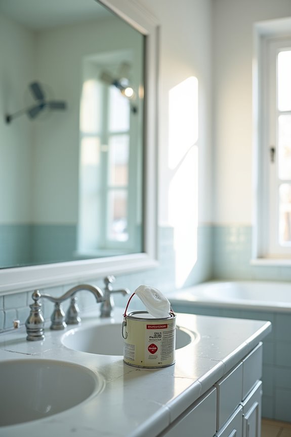 How to Use Exterior Paint Inside My Bathroom Safely 13 cross ventilate exhaust circulate fumes