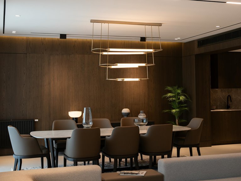 dining room chandelier sizing guide