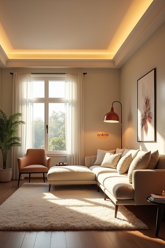 How to Plan Can Light Placement in Your Living Room 5 divided zones adjustable lighting