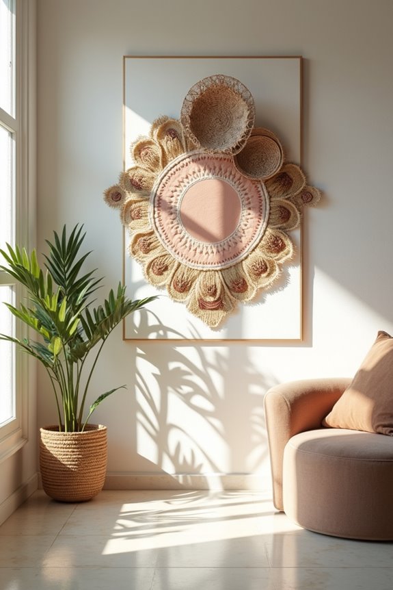 10 Creative Ways to Do Something With an Empty Wall in Your Living Room 10 diy art personal touches custom affordable rotating