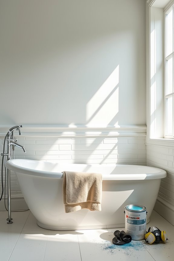 How to Use Exterior Paint Inside My Bathroom Safely 1 exterior paint indoors risks health moisture