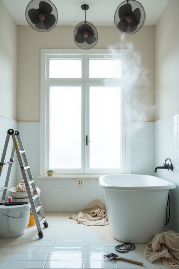 How to Use Exterior Paint Inside My Bathroom Safely 5 extreme ventilation during bathroom painting