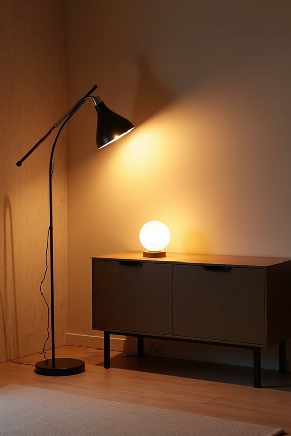 7 Smart Ideas for Empty Living Room Corners 5 floor lamp as corner focal point