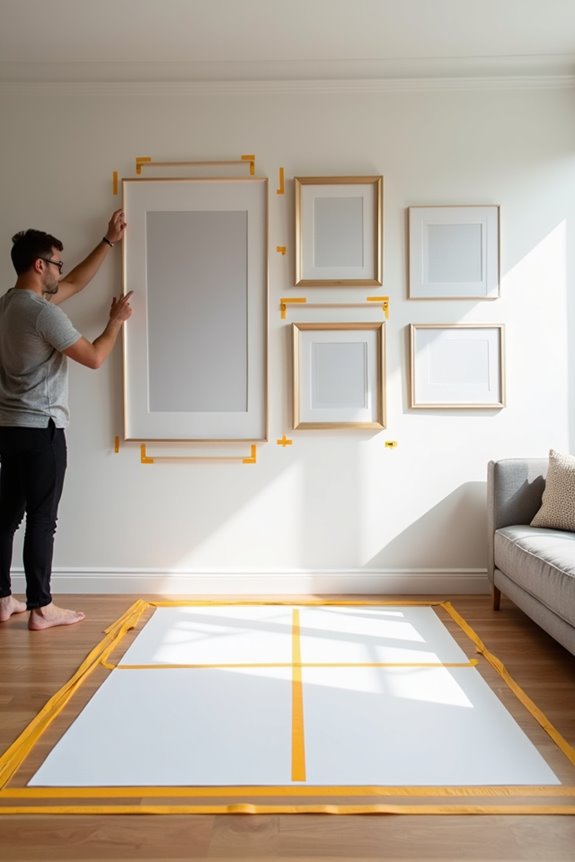 floor plan gallery with 3 inch spacing