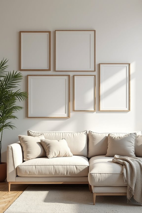 10 Creative Ways to Do Something With an Empty Wall in Your Living Room 4 gallery walls layered varied pieces