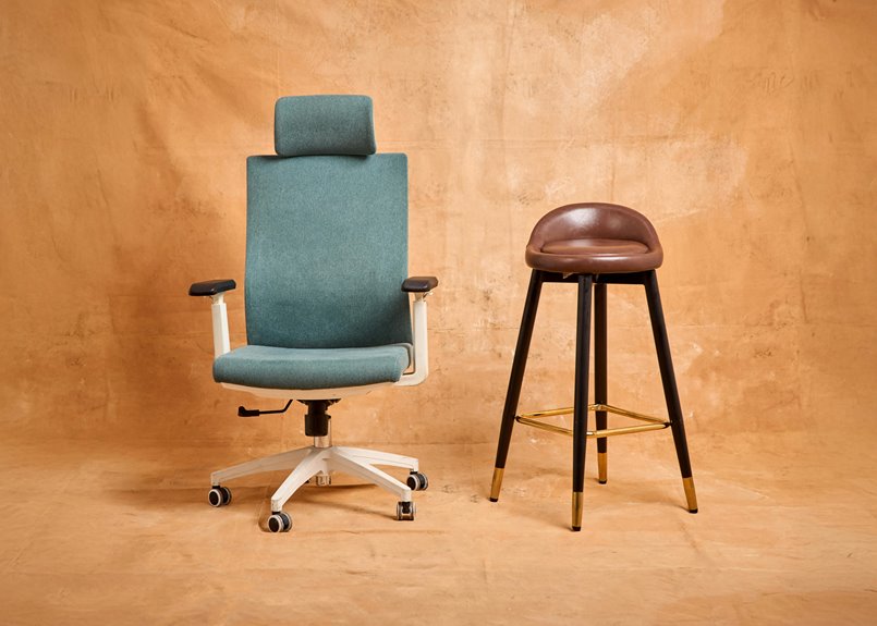 height of standard dining chair