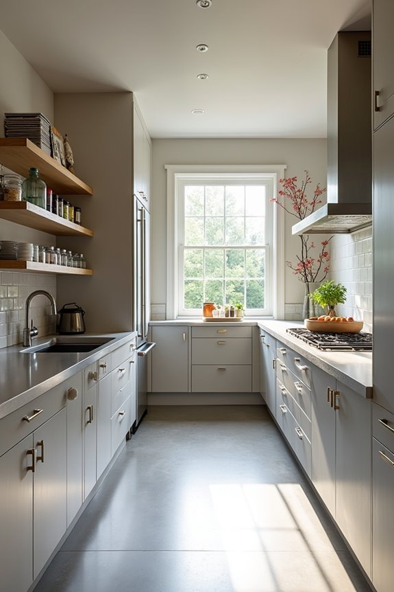 hidden storage cleaner main kitchen