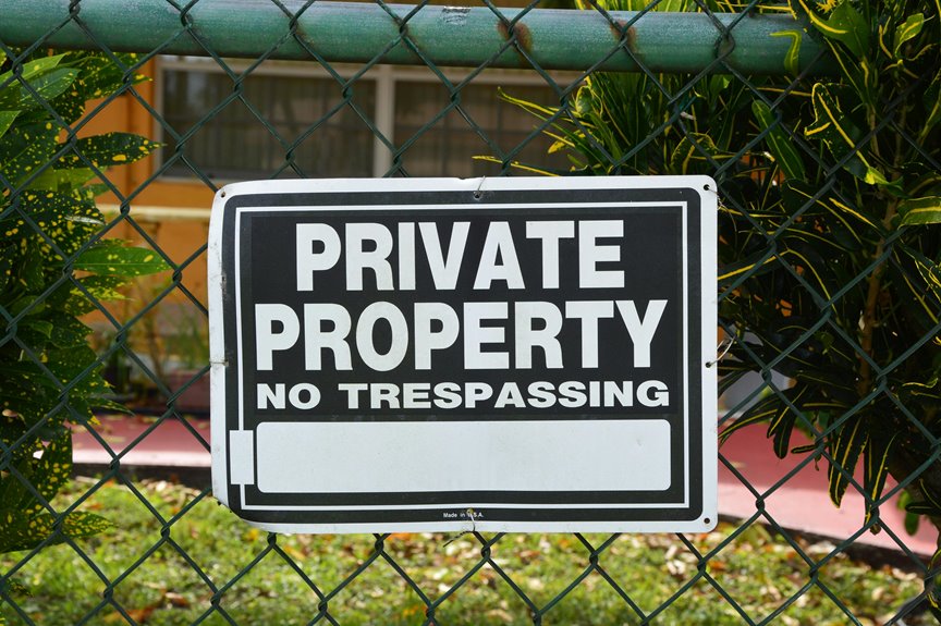 hoa access to backyard legality