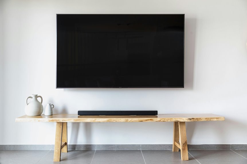 ideal tv height for bedroom viewing